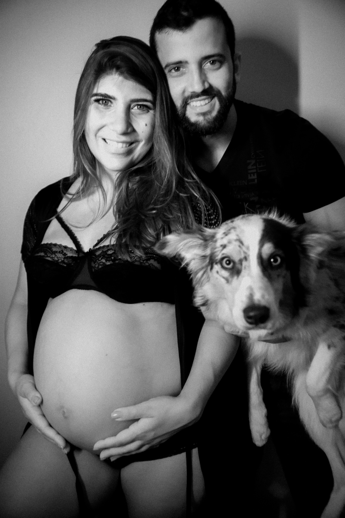 ensaio de gestante em casa