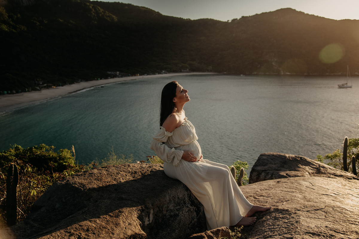 ensaio de gestante arraial do cabo
