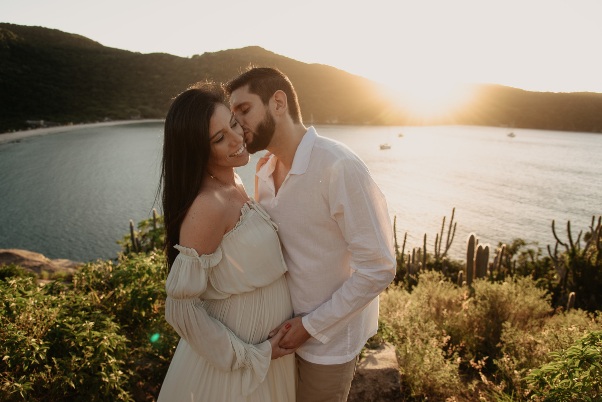 ensaio de gestante arraial do cabo