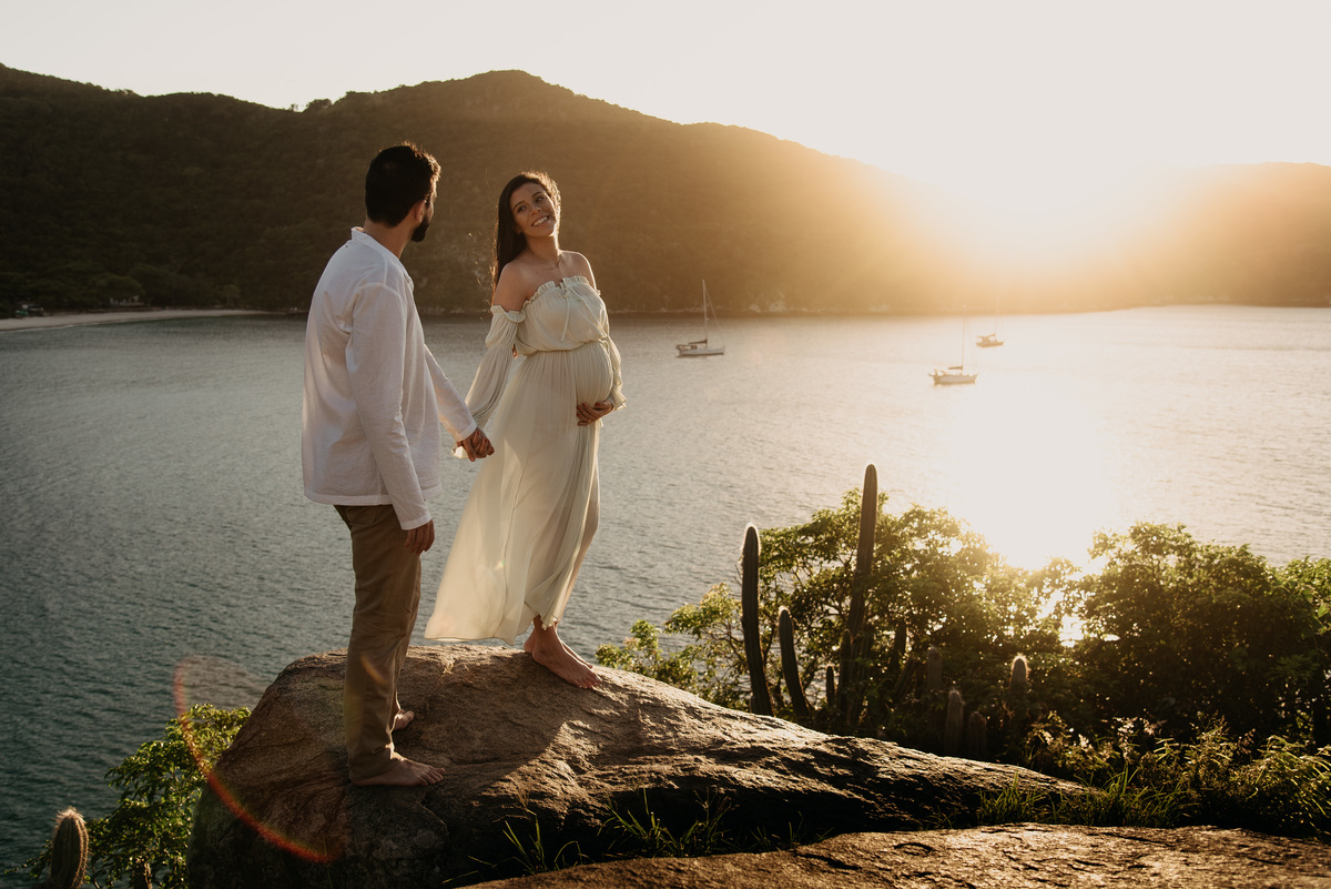 ensaio de gestante arraial do cabo