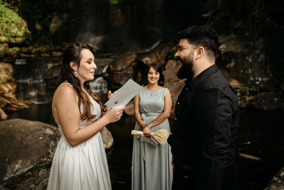 elopement wedding cachoeira