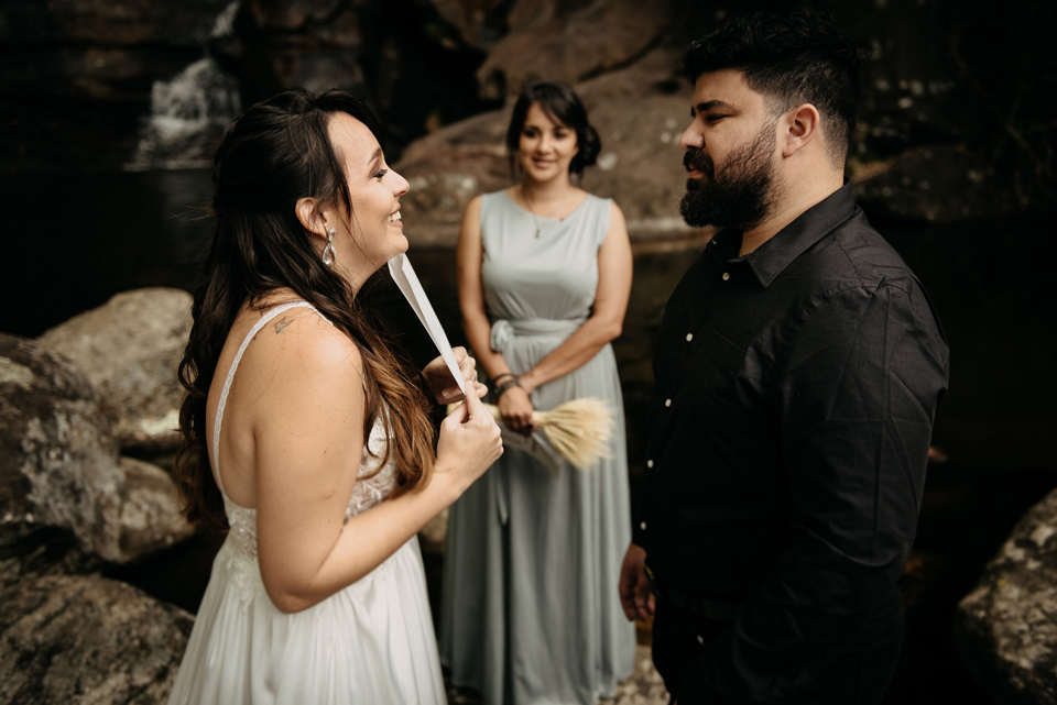 elopement wedding cachoeira