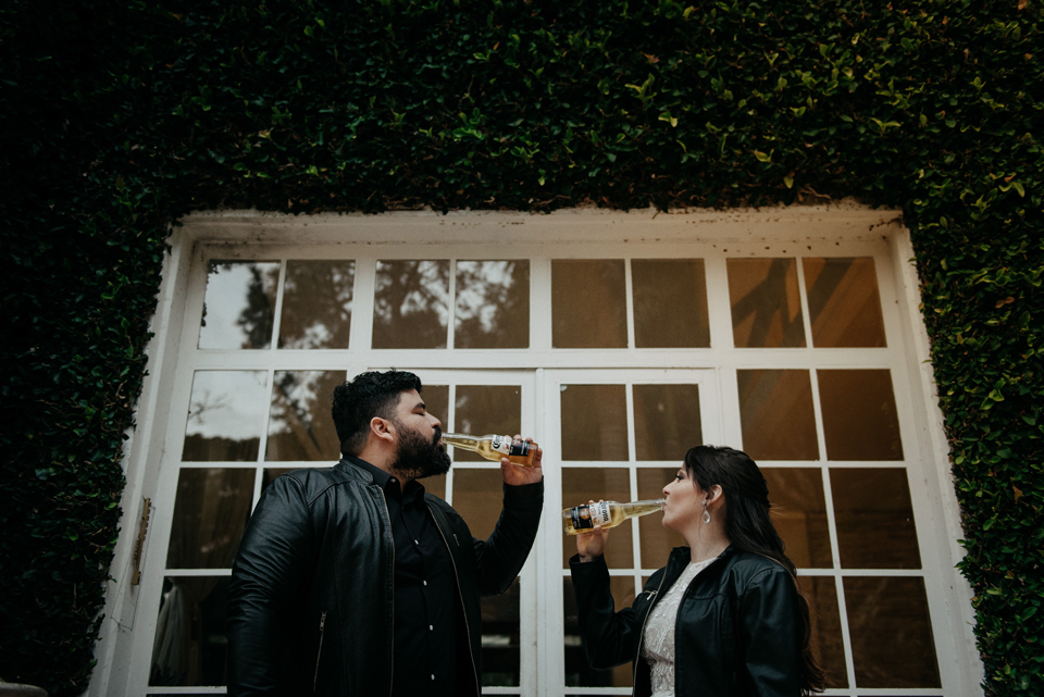 ensaio noivos cerveja corona