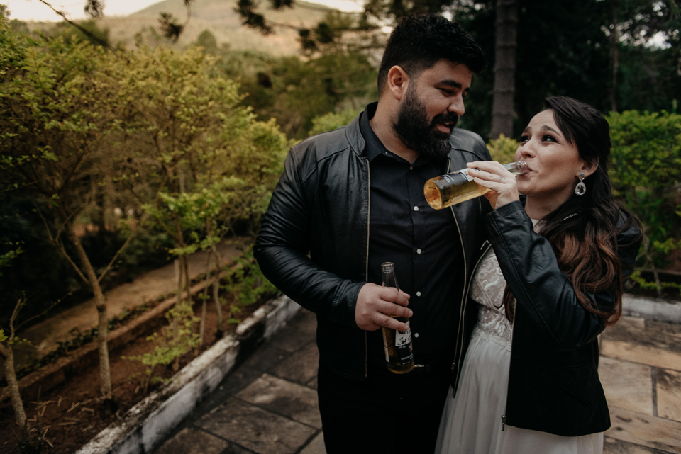 ensaio noivos cerveja corona