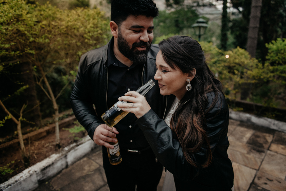 ensaio noivos cerveja corona