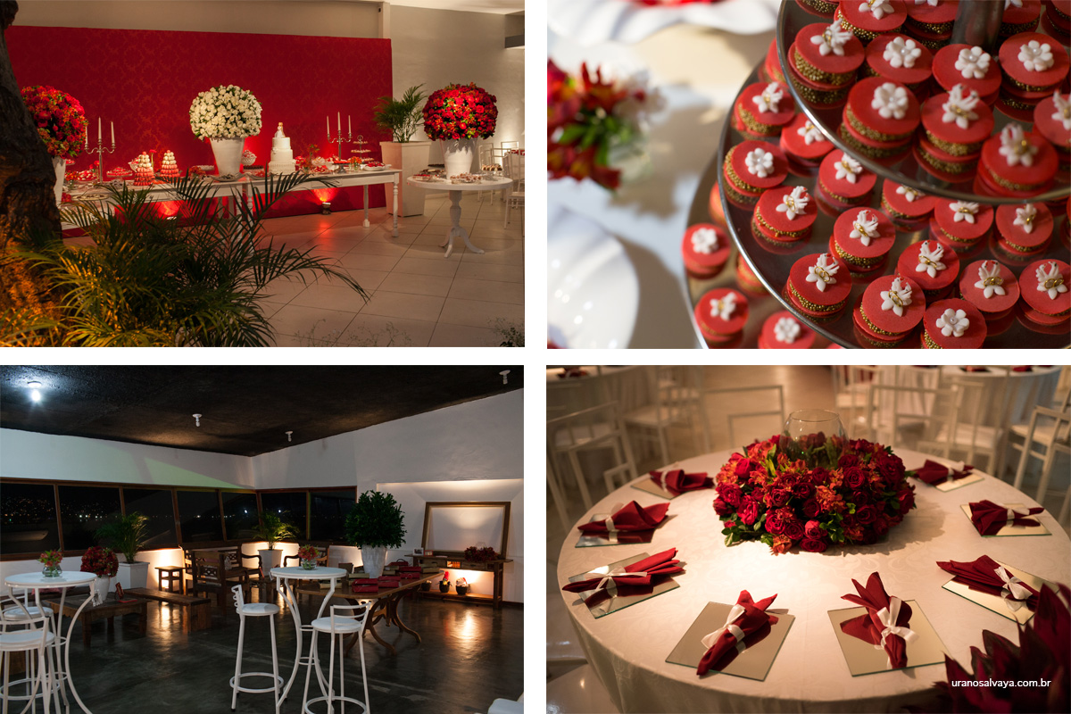 Decoração Casamento Vermelho