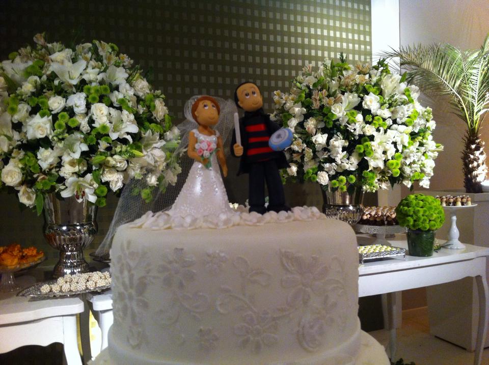 Topo do bolo casamento