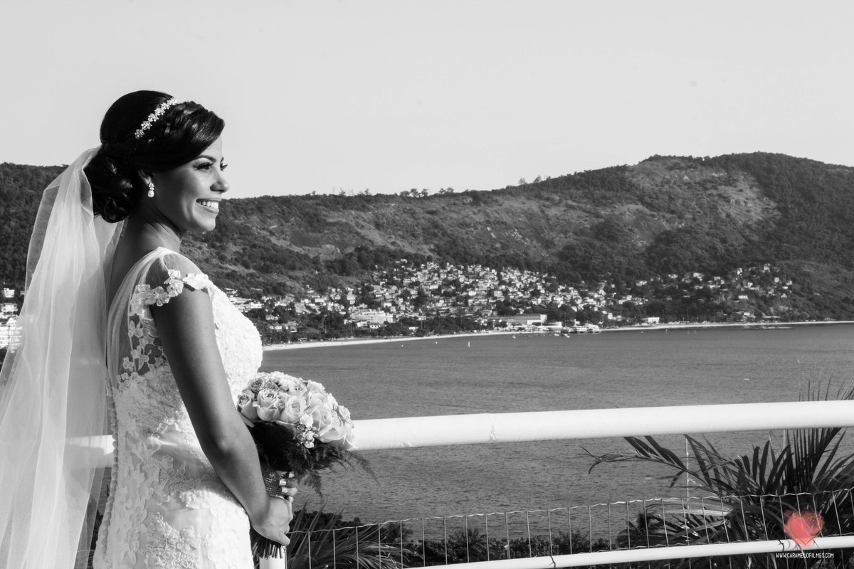 Noiva na vista da Casa Fróes