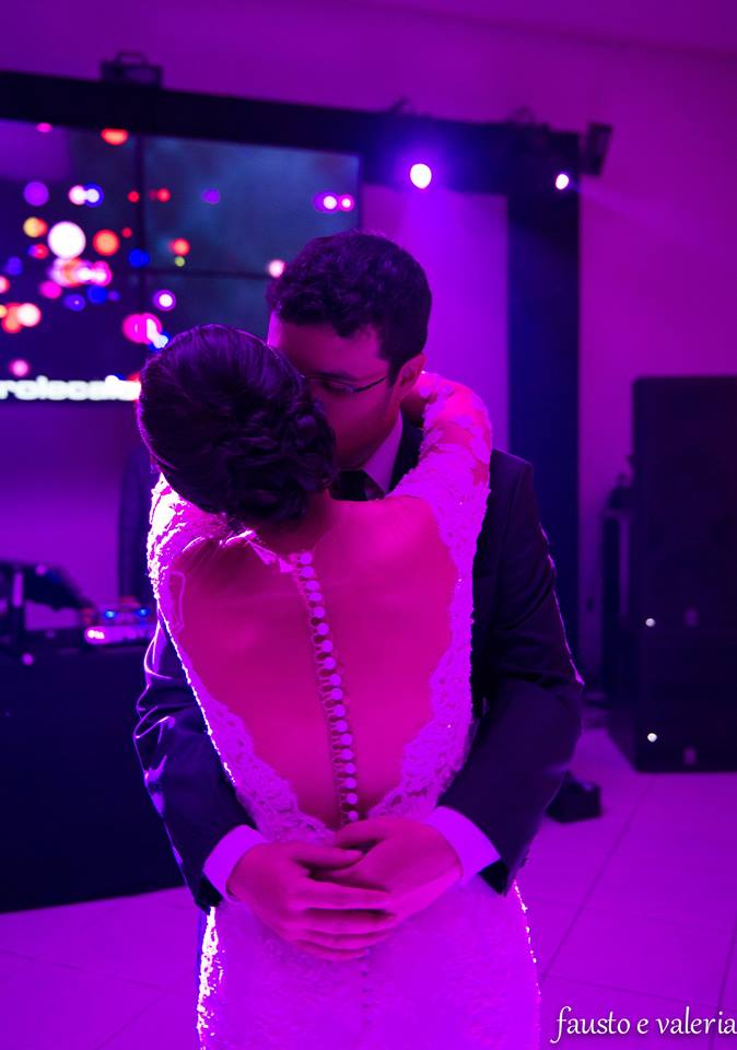 Casal na Pista de dança Casa Fróes