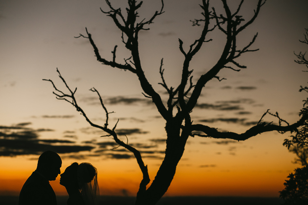 por do sol - luz - noiva
