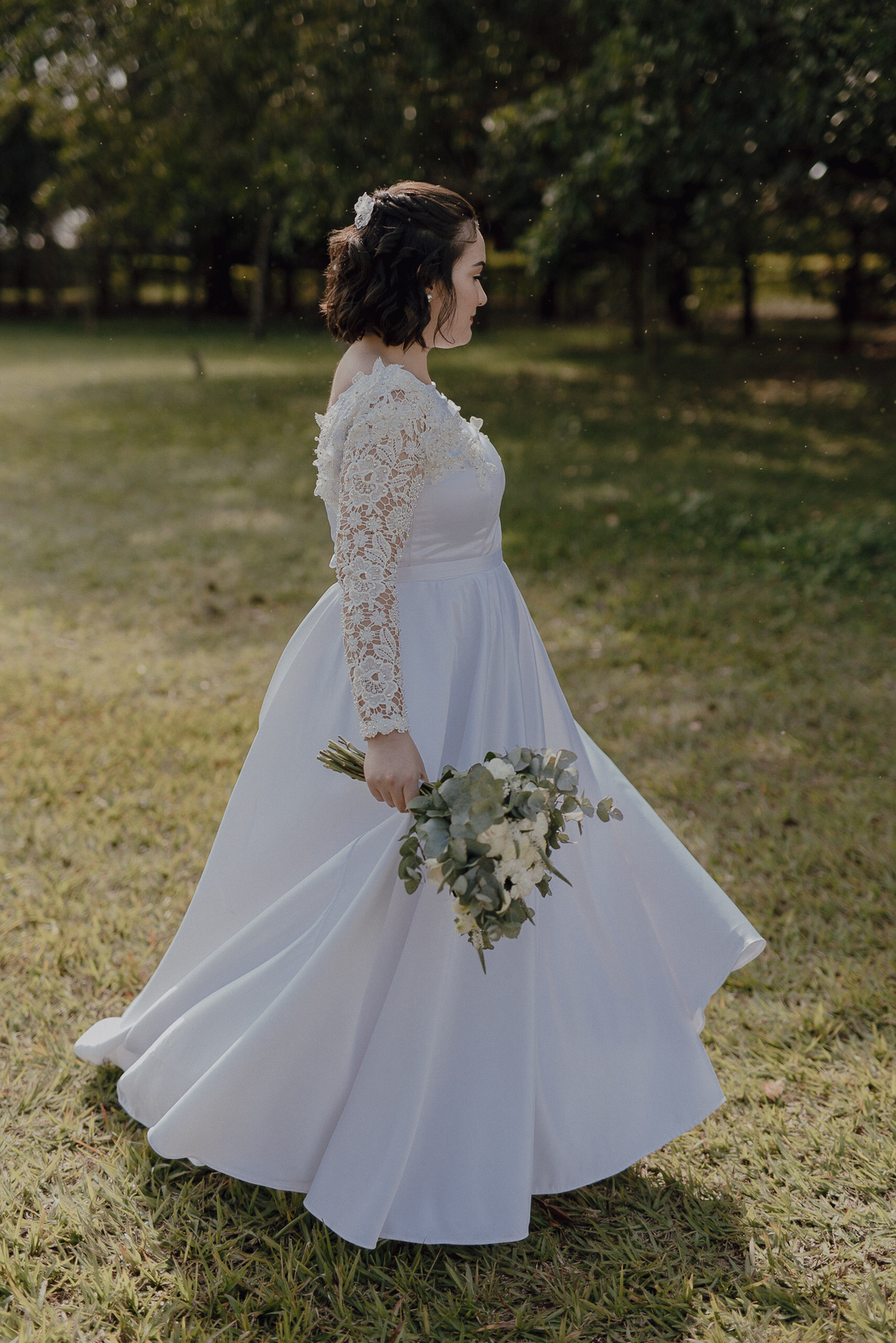 Inspiração de noiva para casamento de dia 