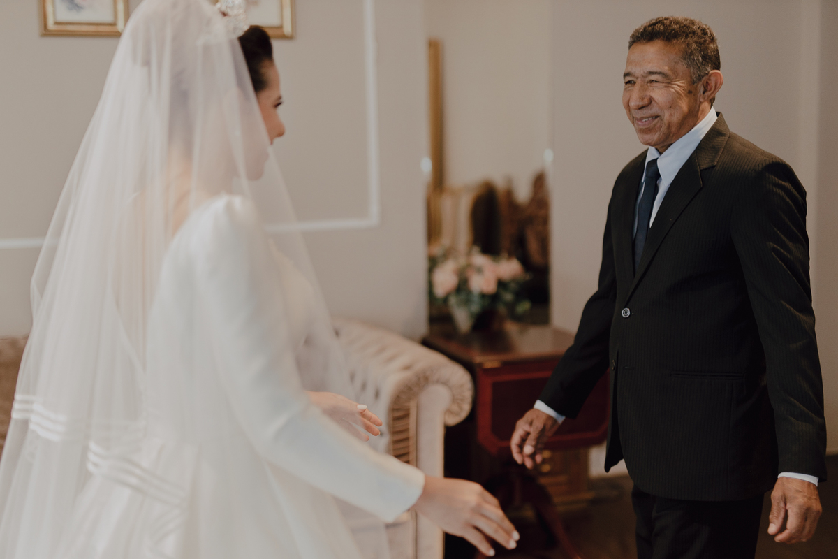 Fist Look com o pai da Noiva