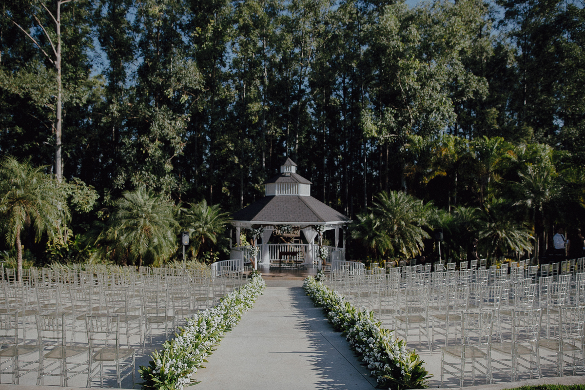Casamento de dia e ao ar livre em Eden Garden Maringá