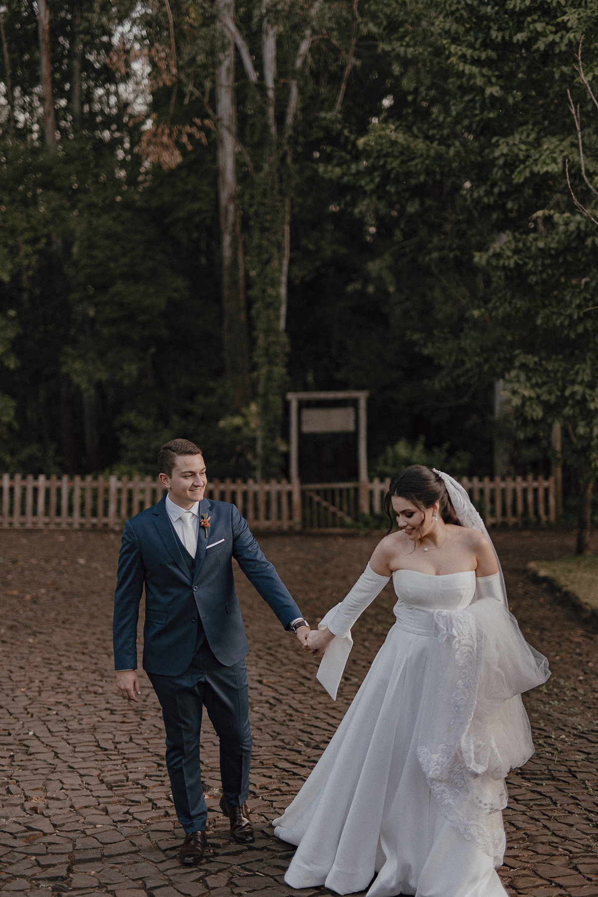 Inspiração de noivos para casamento ao  ar livre