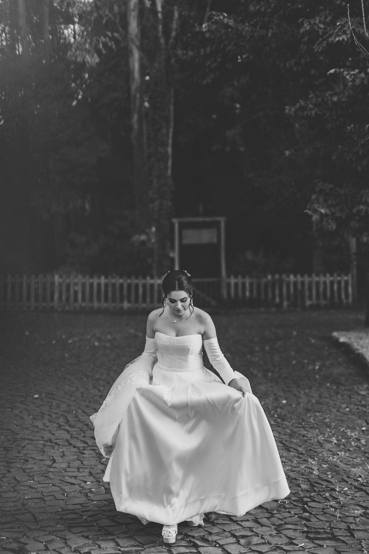 Inspiração de vestido de noiva tomara que caia