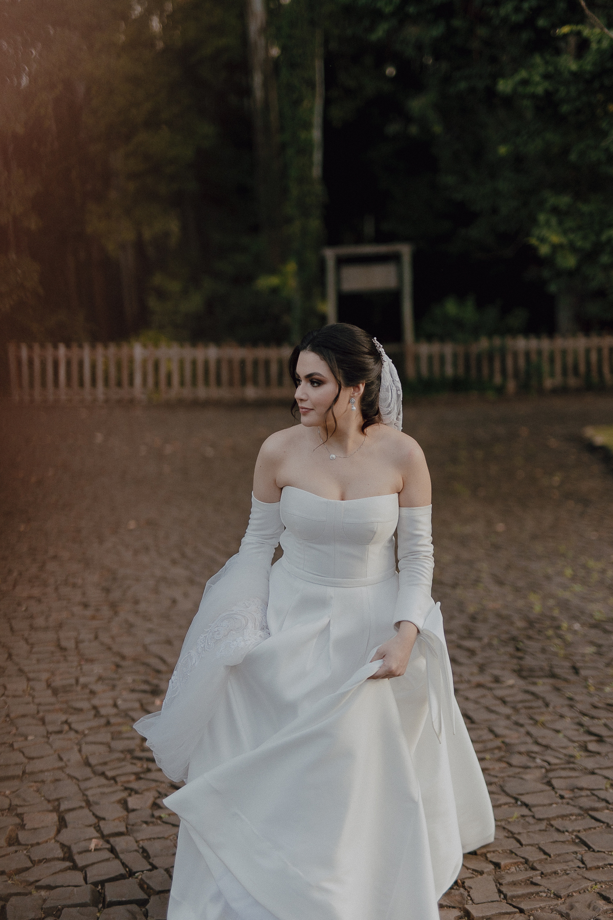 Inspiração de vestido de noiva tomara que caia