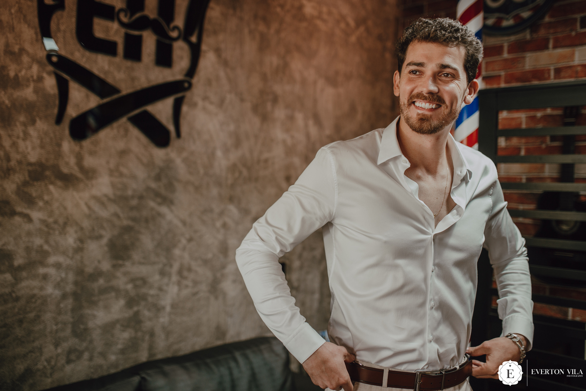 Inspiração de retratos masculinos em barbearia 