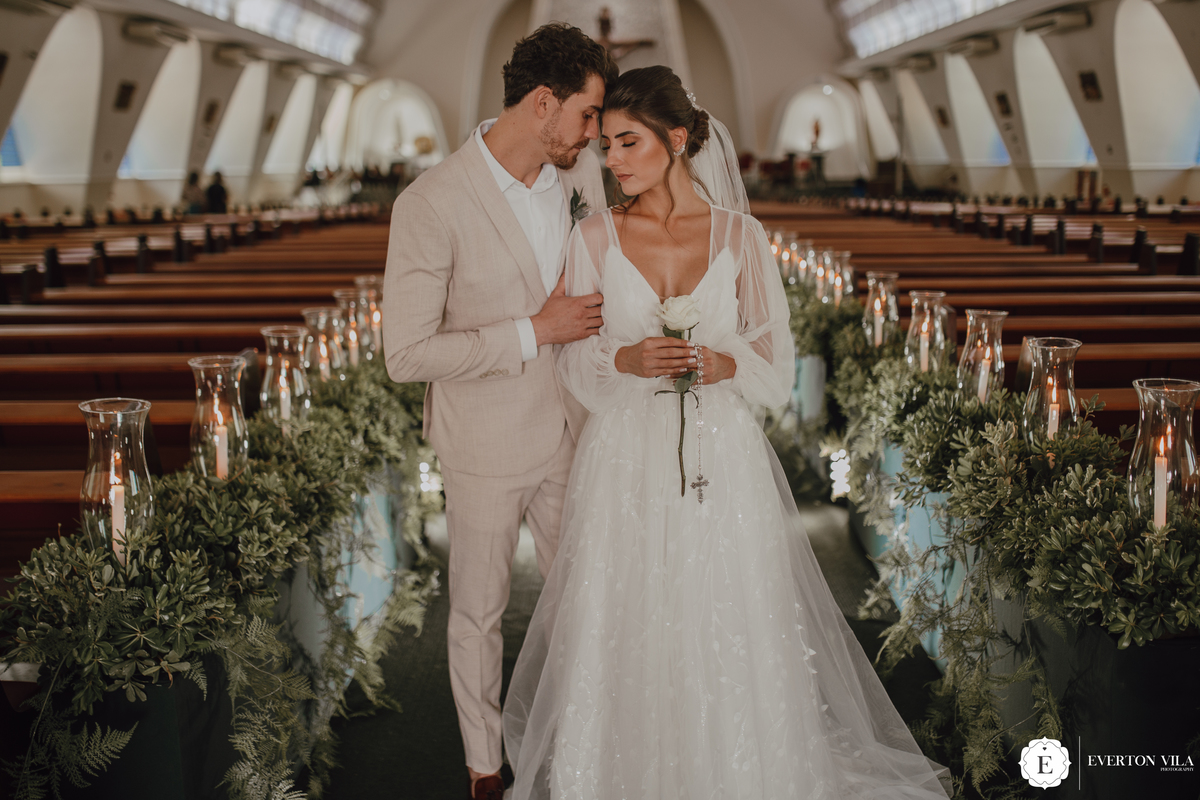 Inspiração de casamento na igreja