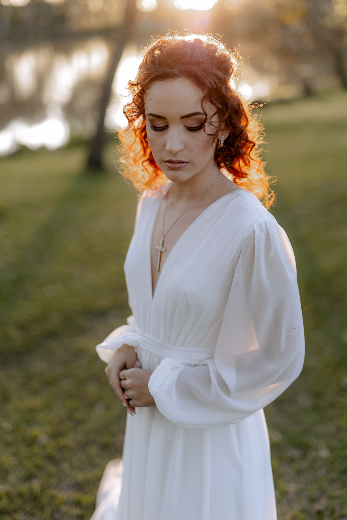 Inspiração de noiva minimalista 