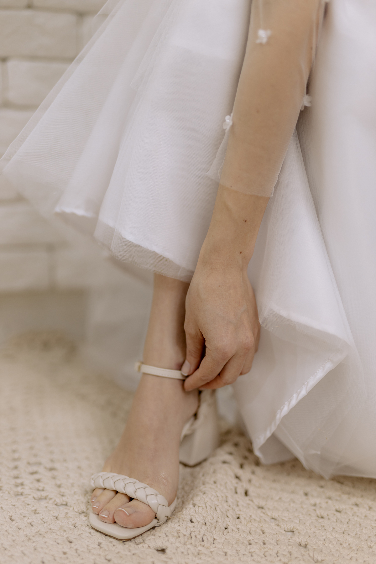 Foto detalhista de noiva 