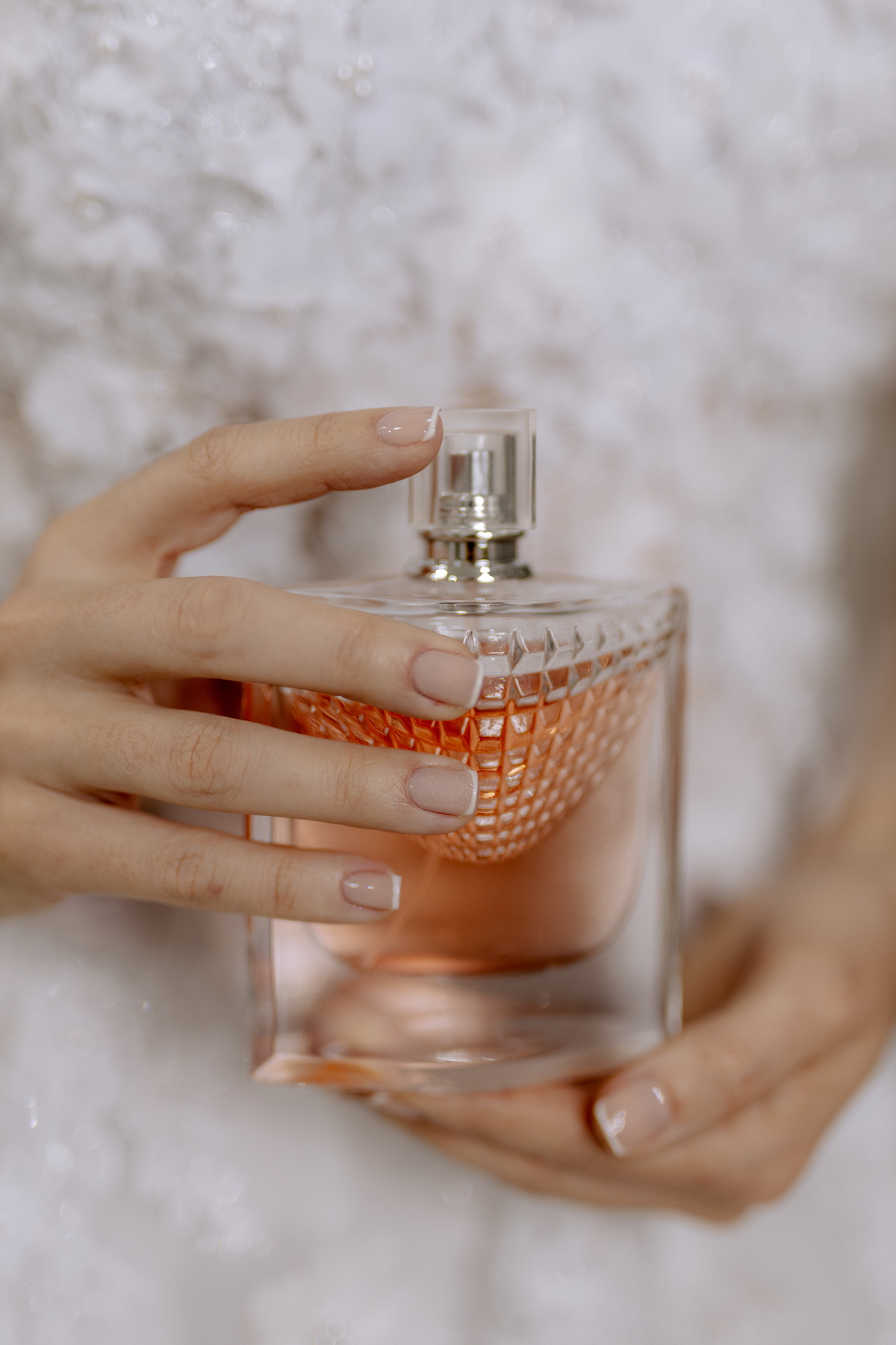 Foto detalhista de noiva 