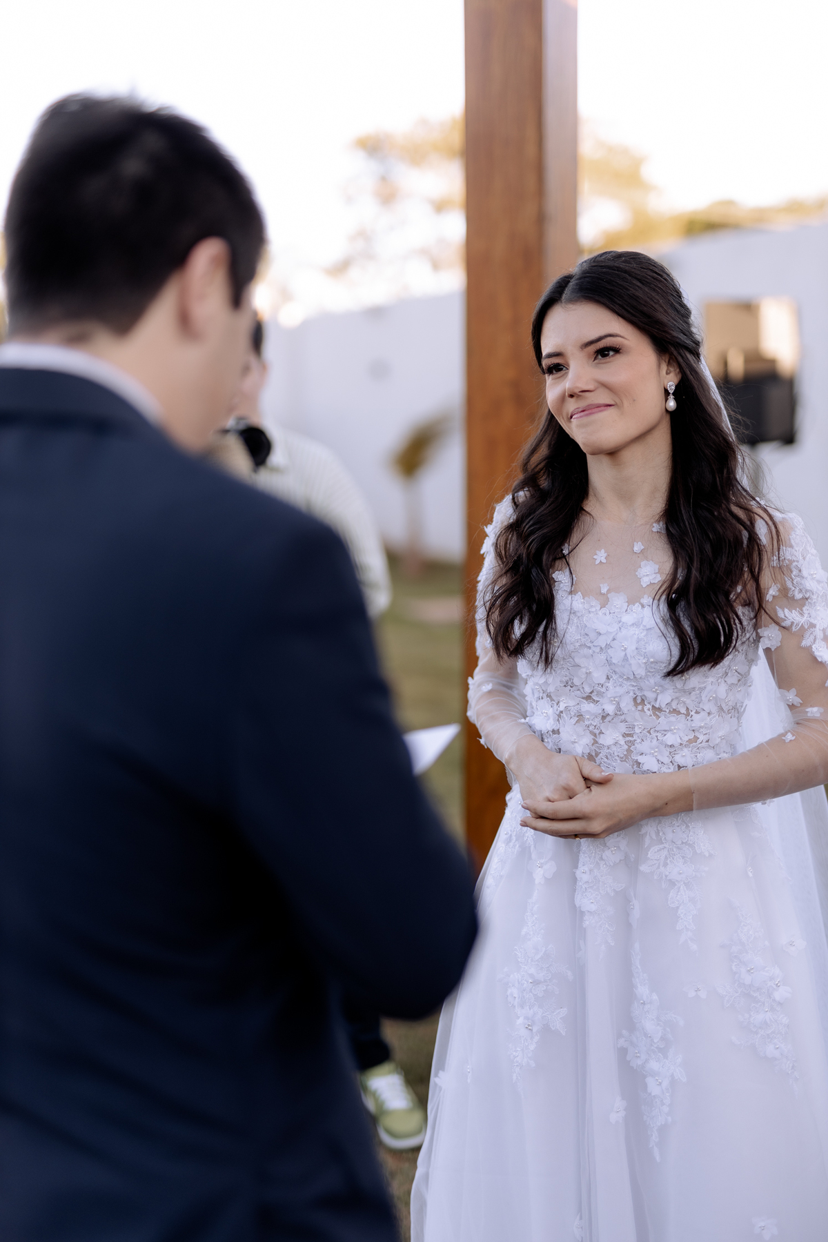 Reação da noiva com o voto dos noivos 