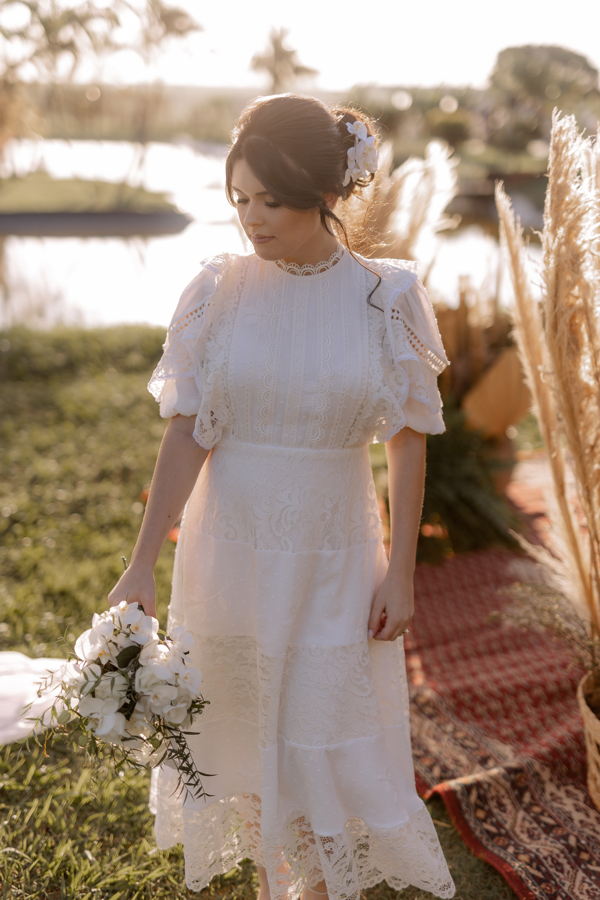 Inspiração de noiva minimalista p mini wedding 