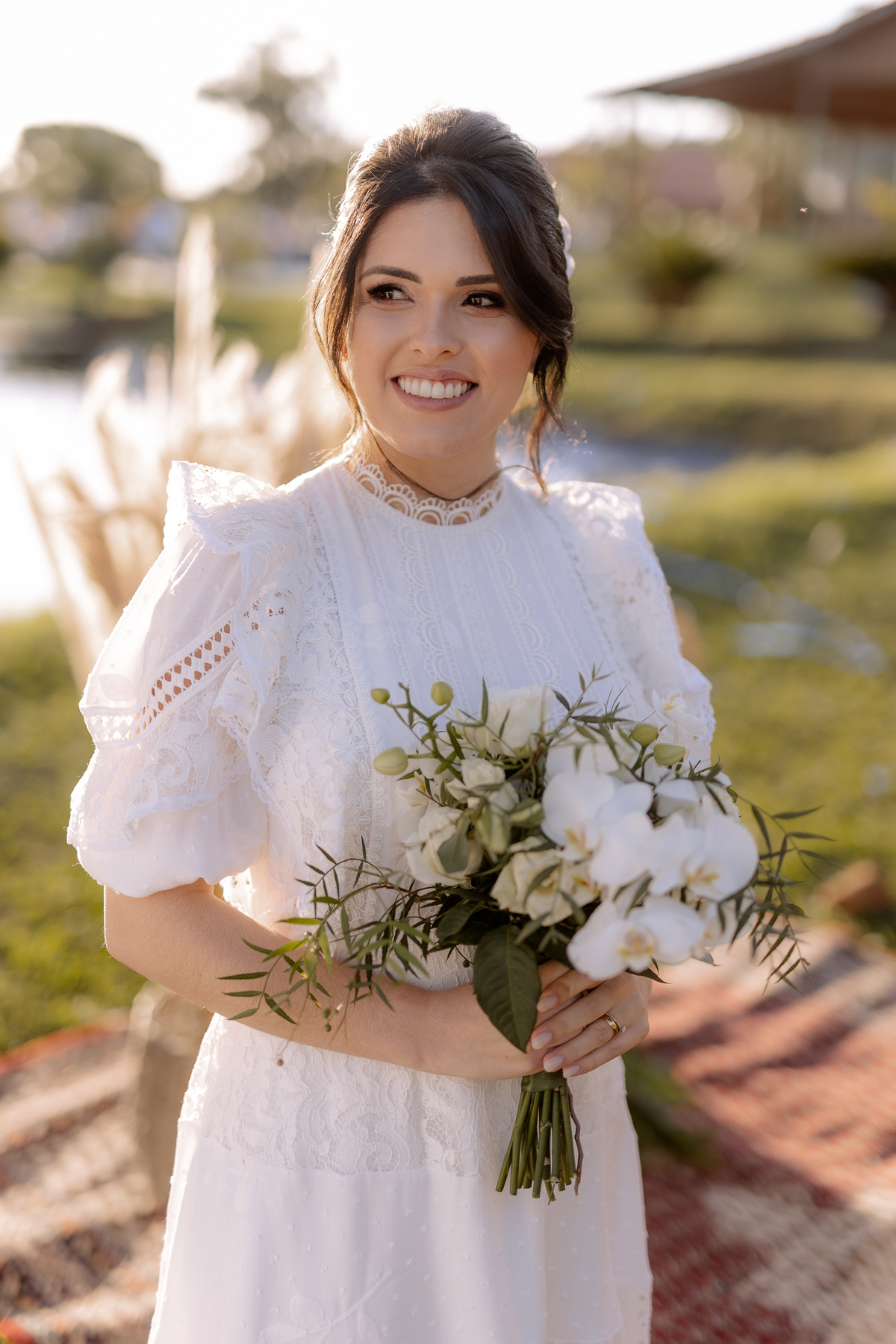 Noiva em ensaio pós cerimônia