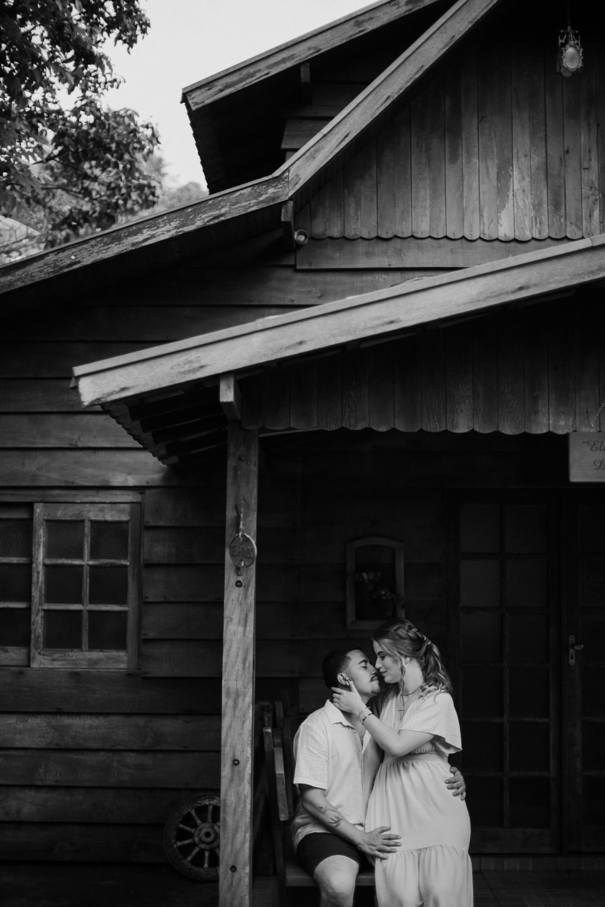 Ensaio de casal no chalé