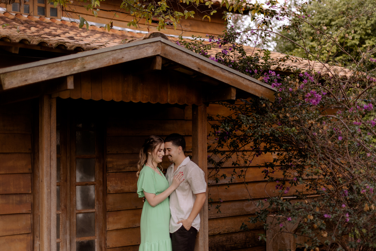 Inspiração de ensaio na cabana 