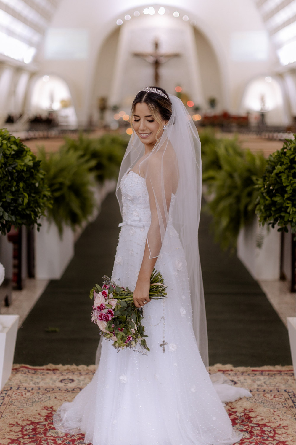 Ensaio pós cerimônia na igreja