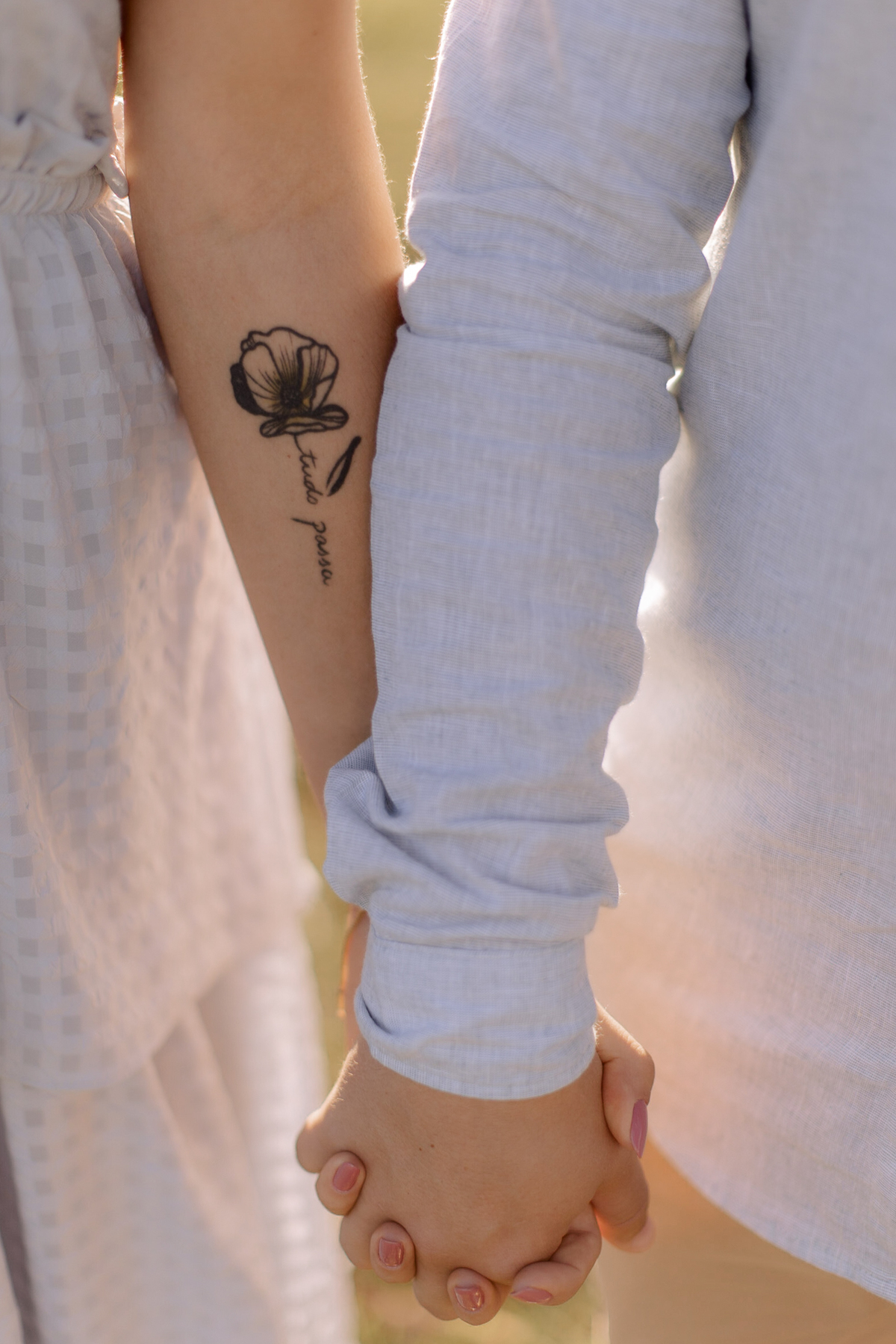 Foto de detalhe para casal