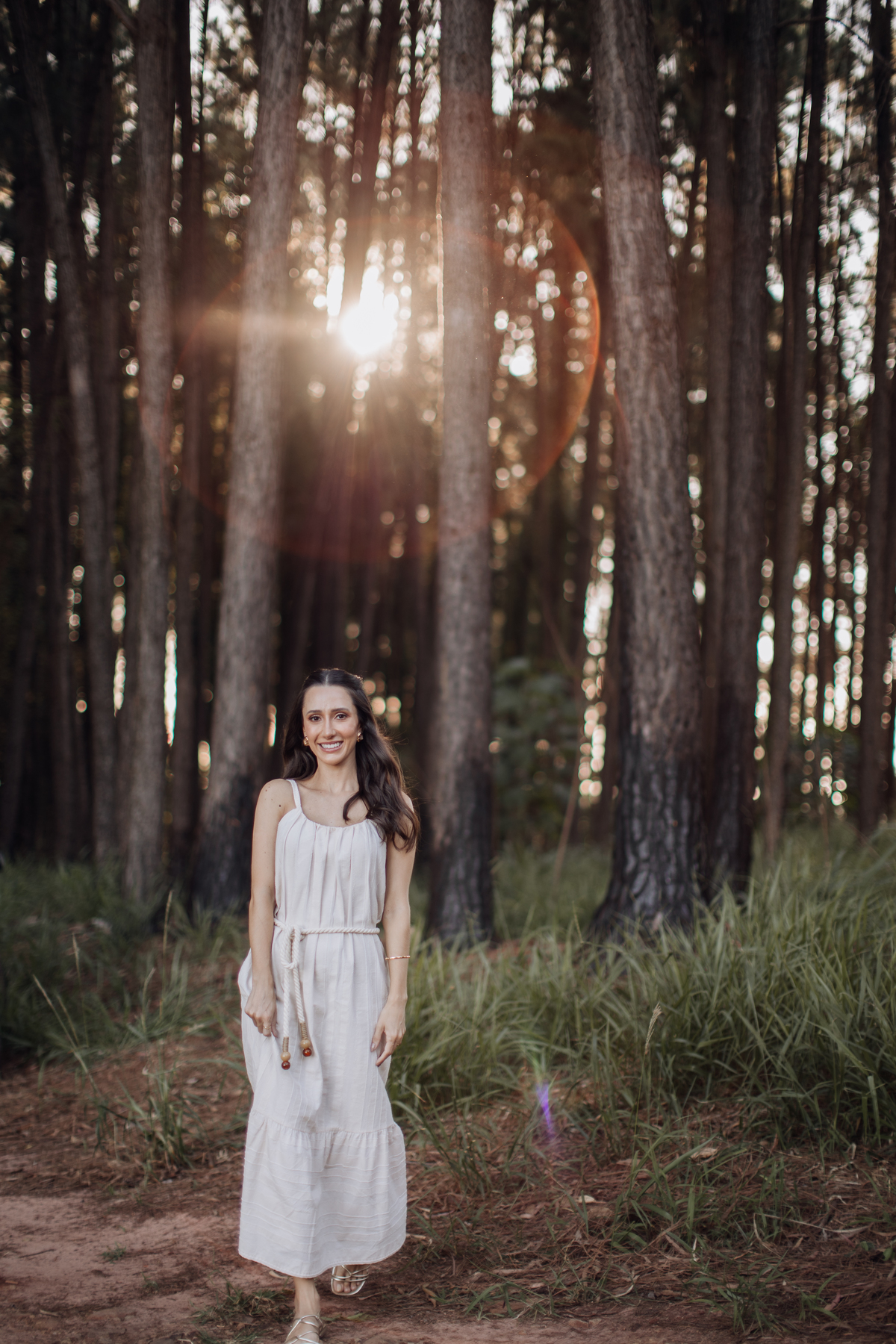 Retrato feminino para ensaio externo