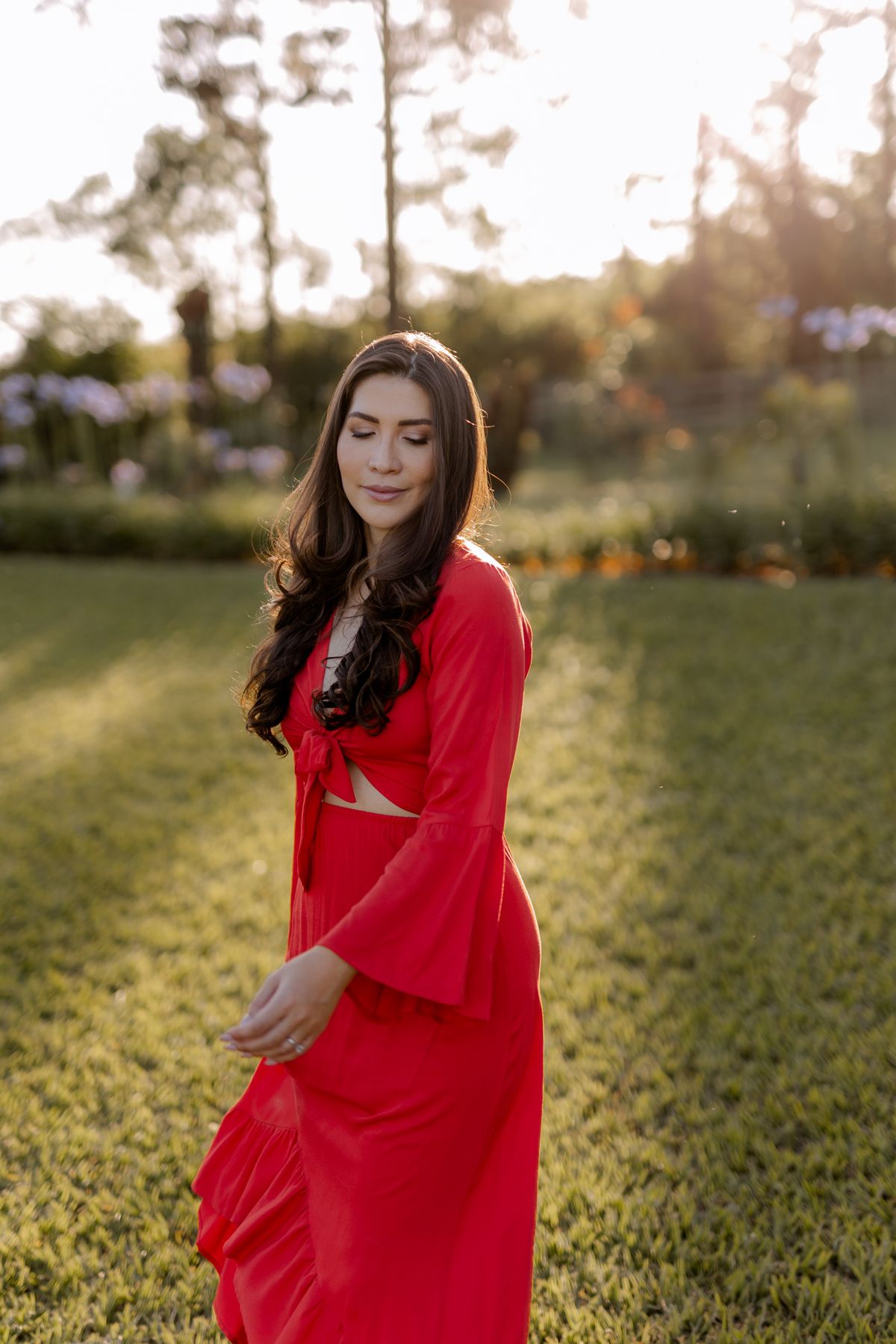 Retrato feminino para ensaio externo