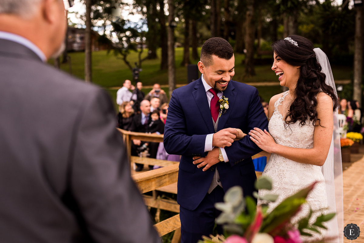 casamento ao ar livre sob o lago no espaço belvedere em curitiba pr