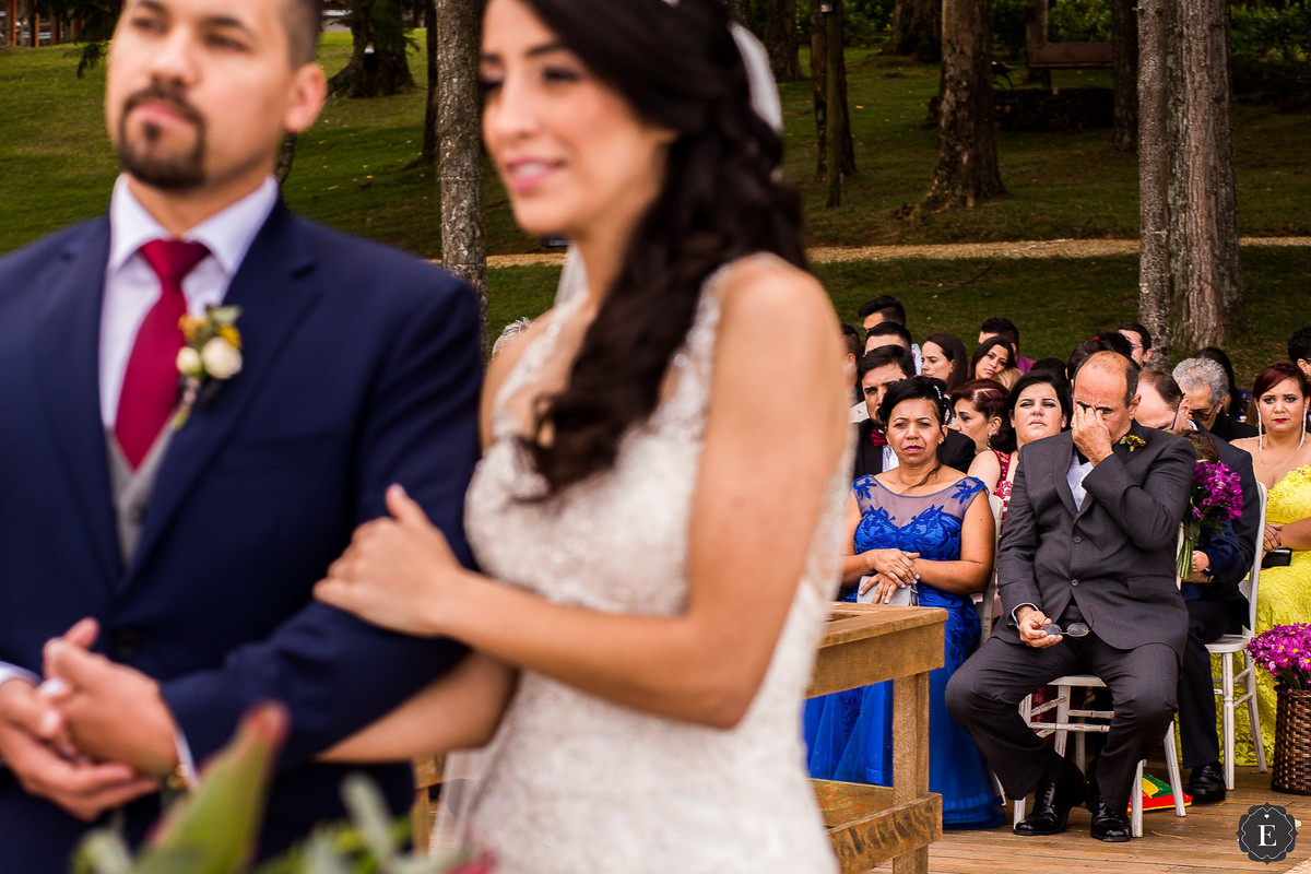 pai emocionado no casamento em curitiba pr