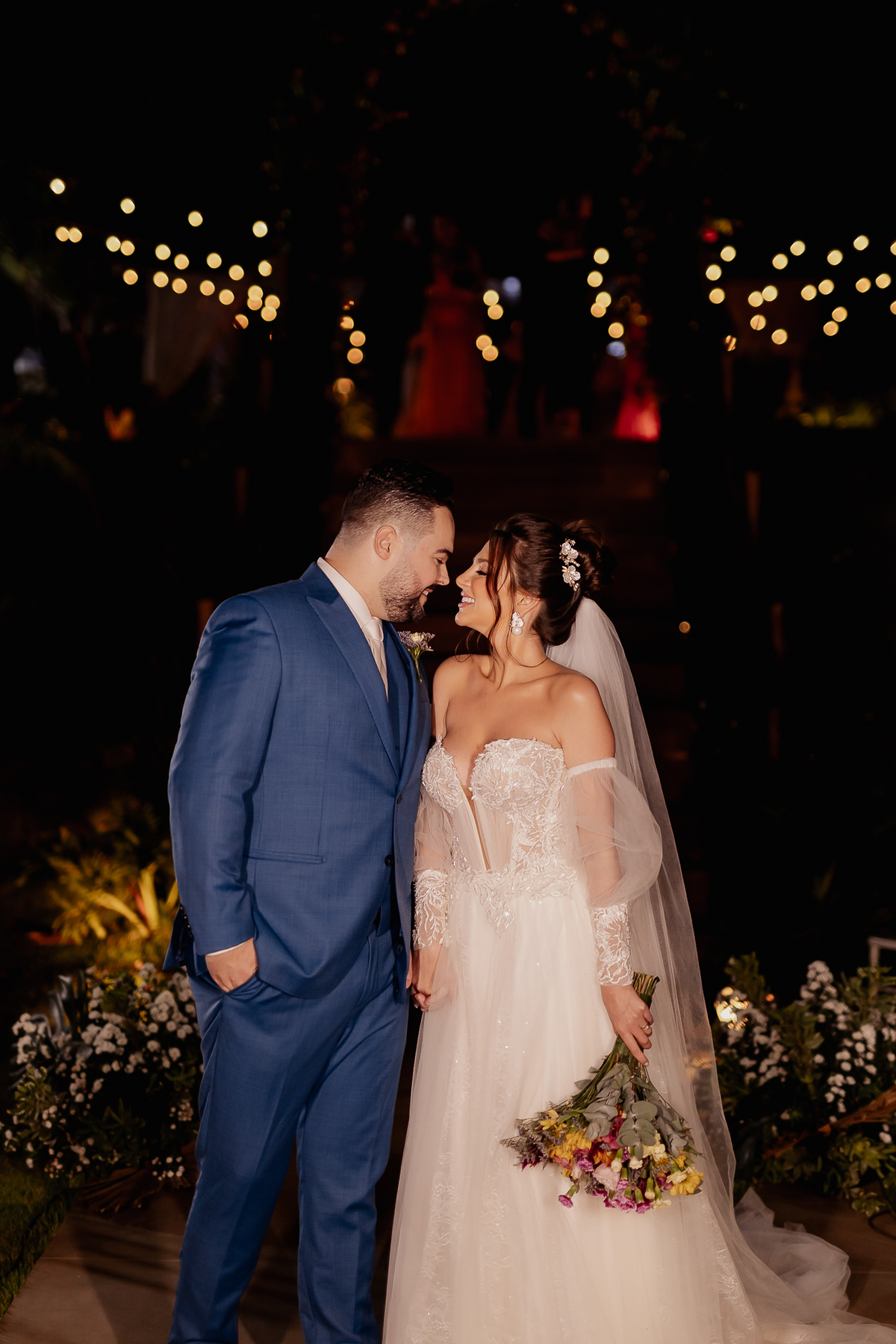 Ensaio pós cerimonia ao ar livre
