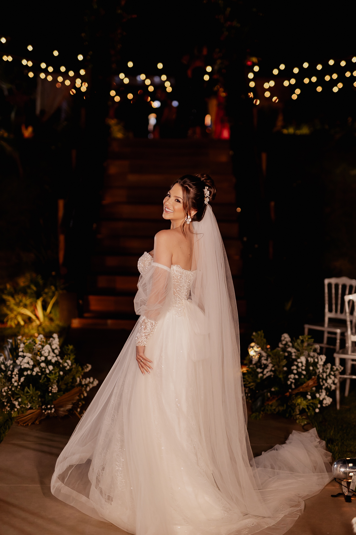 Ensaio pós cerimonia ao ar livre
