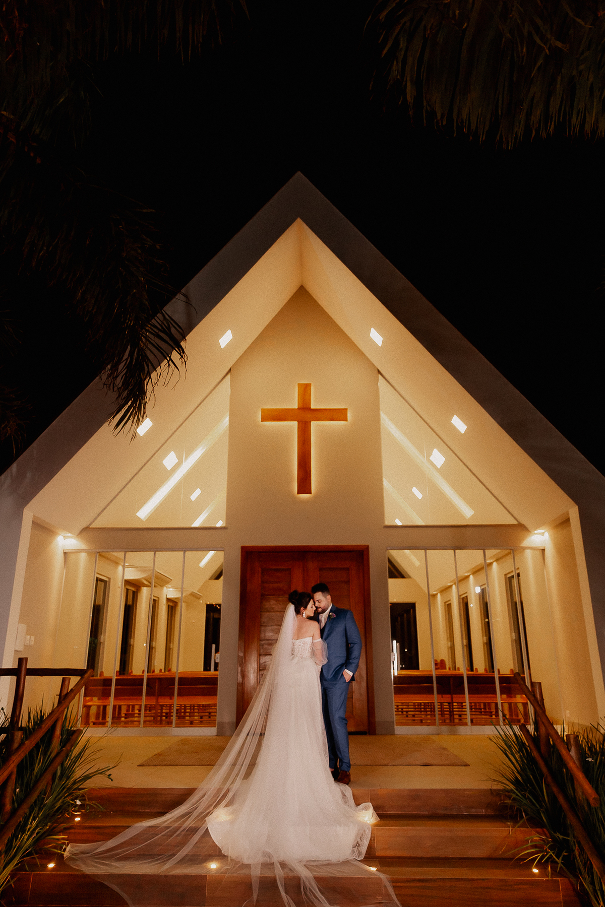 Ensaio pós cerimonia ao ar livre
