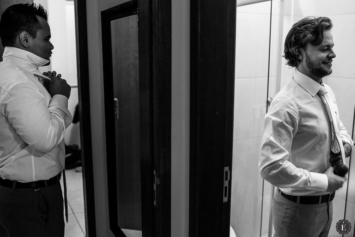 noivo se preparando para seu casamento em maringá parana