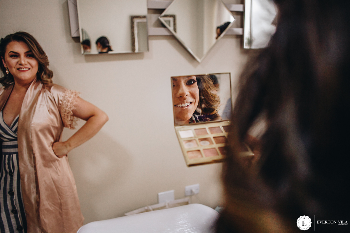 linda make da noiva para casamento na igreja em cianorte