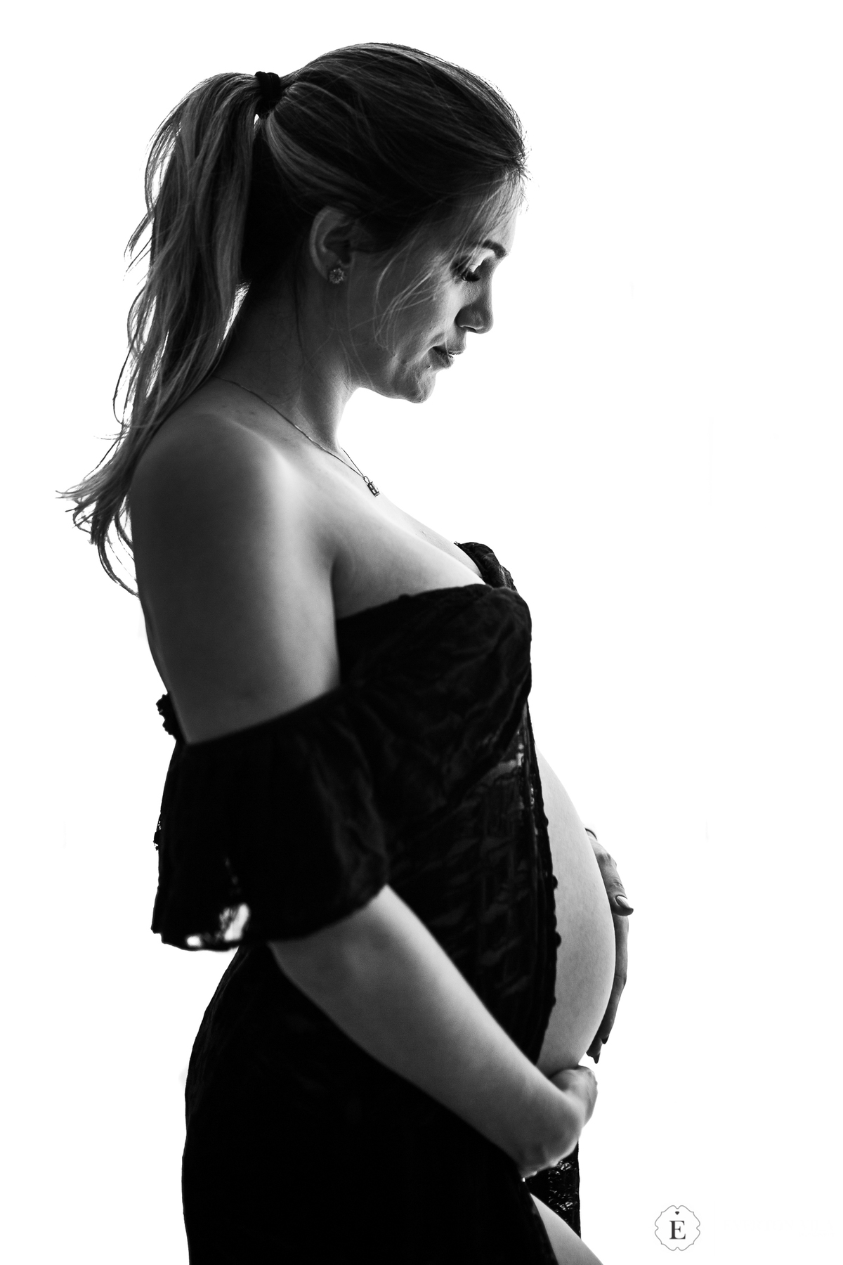 fotos de grávida lindo feito em casa