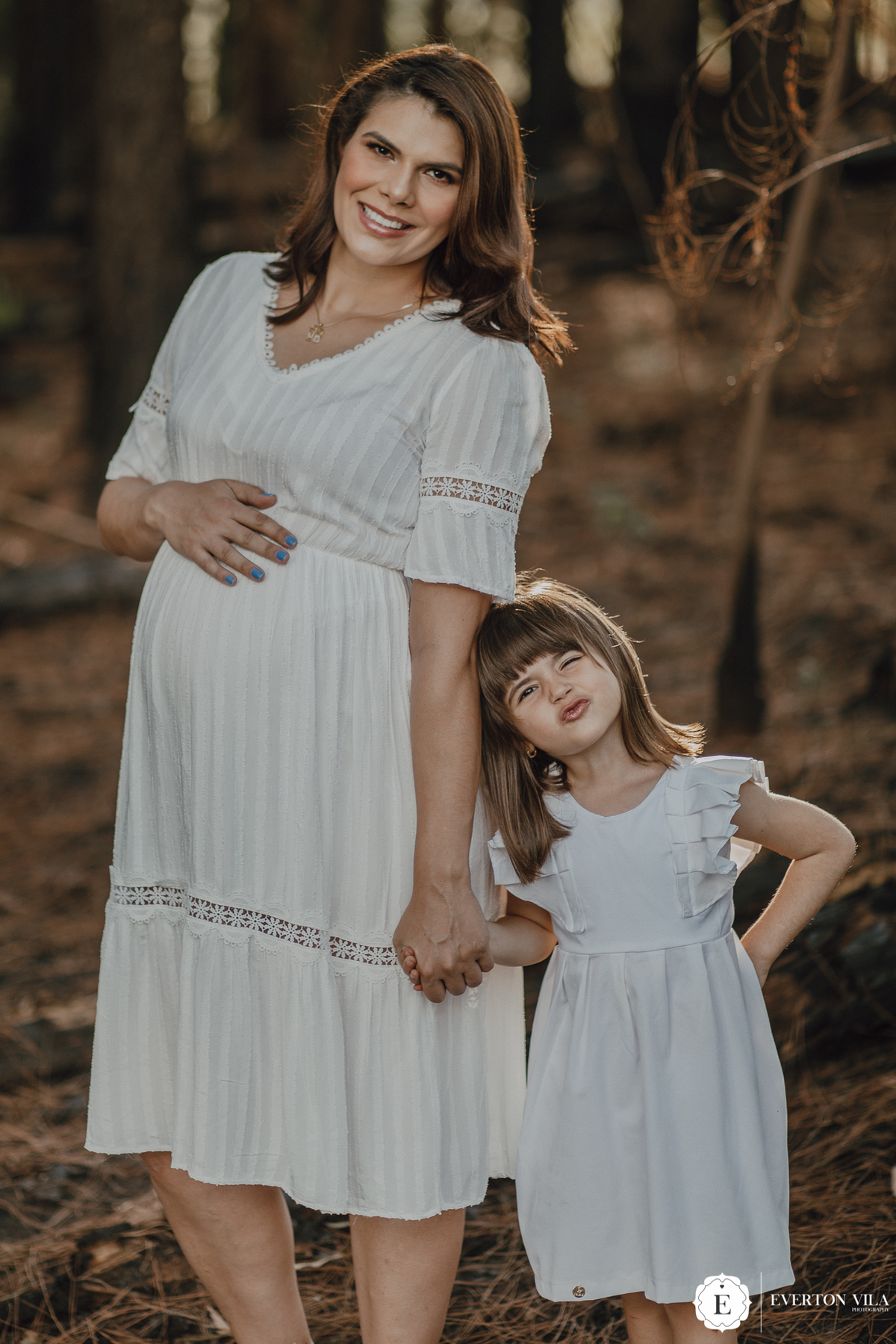 inspiração de fotos com a filha para ensaio em família