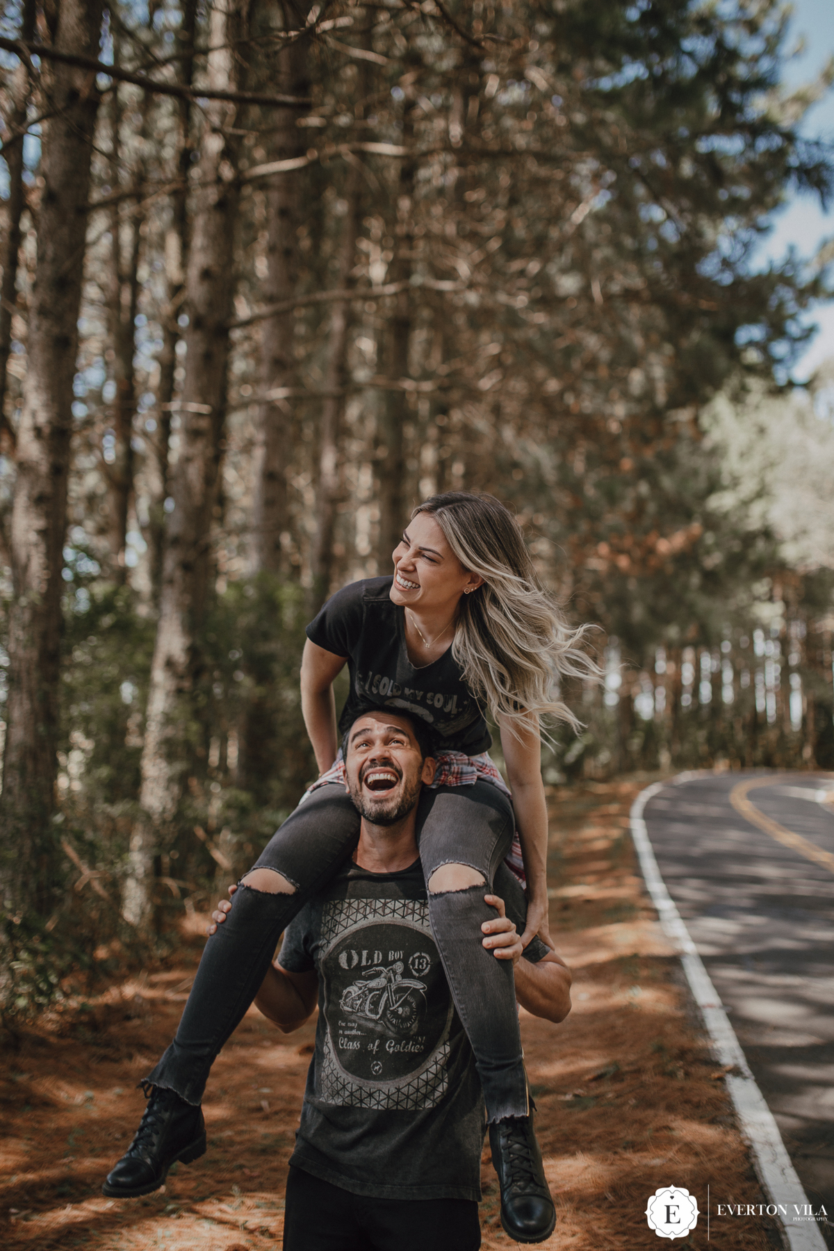 Ensaio descontraído de casal 