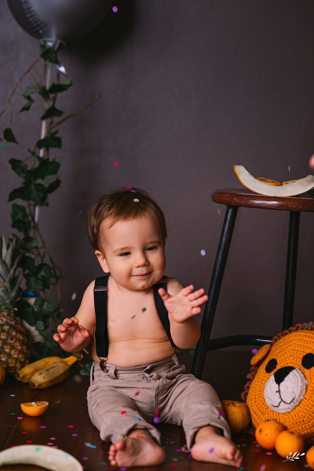 ensaio um aninho; ensaio primeiro aninho; ensaio estúdio; ensaio infantil; smash the fruit; ensaio externo.