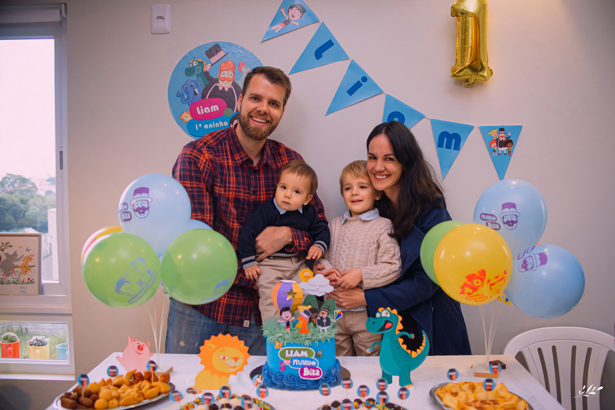 aniversário infantil; aniversário menino; primeiro aninho; um aninho; aniversário mundo bita; aniversário em casa.