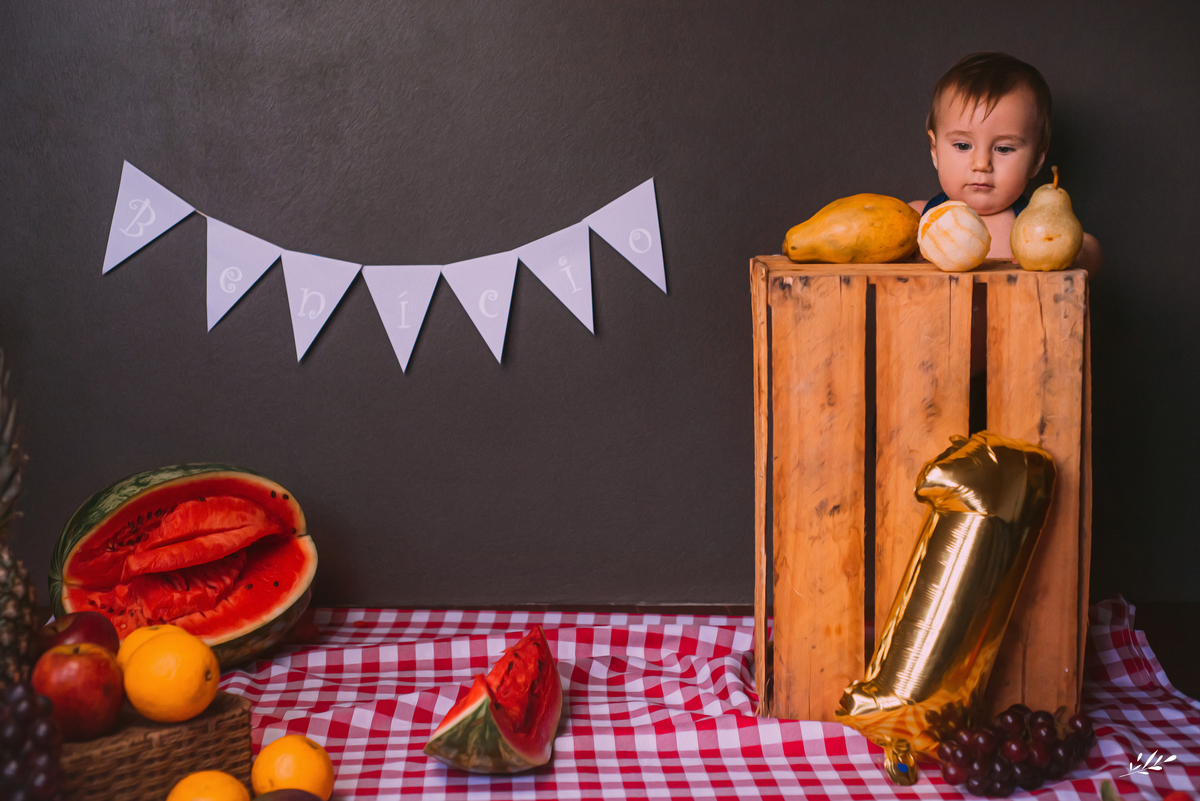 ensaio infantil; ensaio um ano; ensaio primeiro aninho; ensaio família; smash the fruit; ensaio externo; ensaio parcão Dois Irmãos RS.