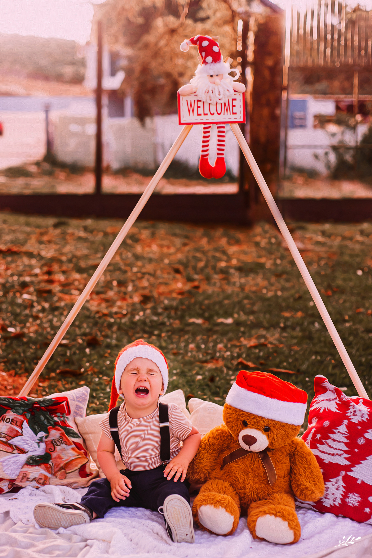 ensaio de natal; sessão de natal; cenário natalino; fotos de natal; ensaio infantil; ensaio externo.