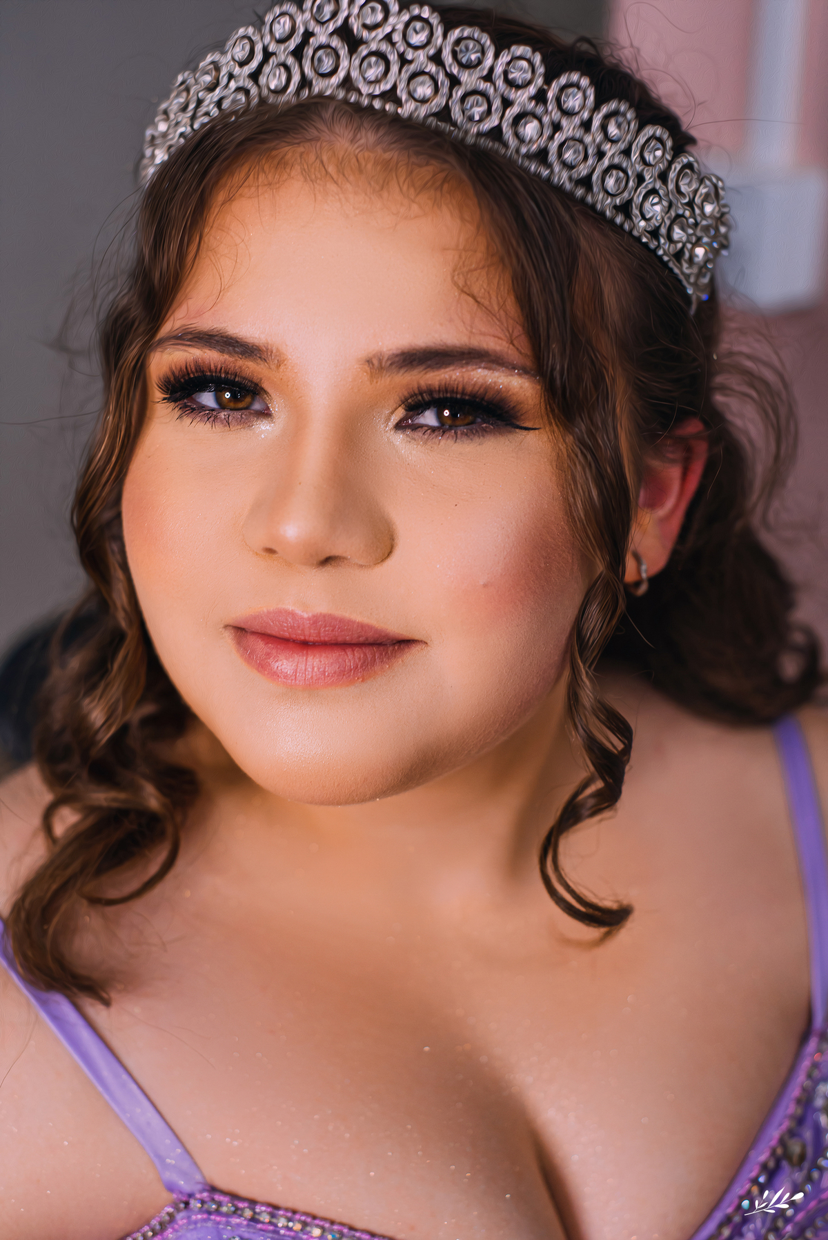 15 anos; aniversário 15 anos; debutante; vestido roxo.