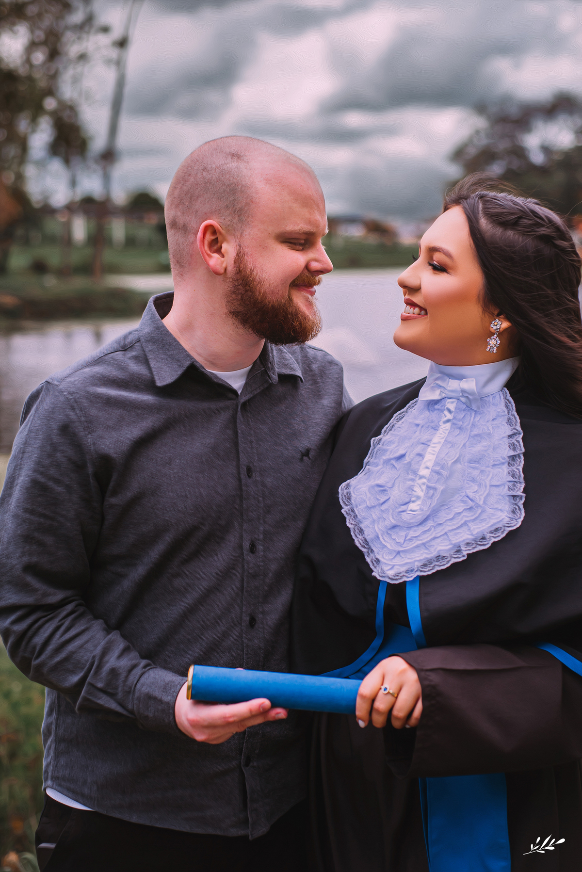 Prova de toga; ensaio formatura; ensaio formanda; ensaio formanda com família; ulbra Canoas.